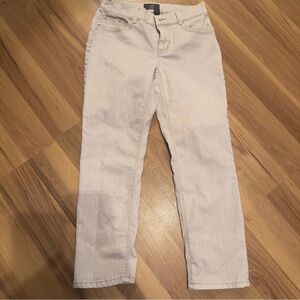 Chico's So Lifting Cream Straight Leg Women's Jeans